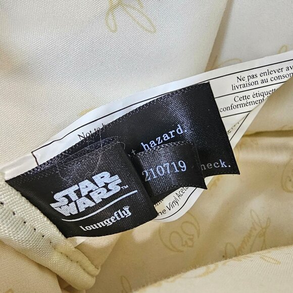 Loungefly Star Wars Princess Leia Hoth Cosplay Mini Backpack Faux Leather Cream - Picture 7 of 16